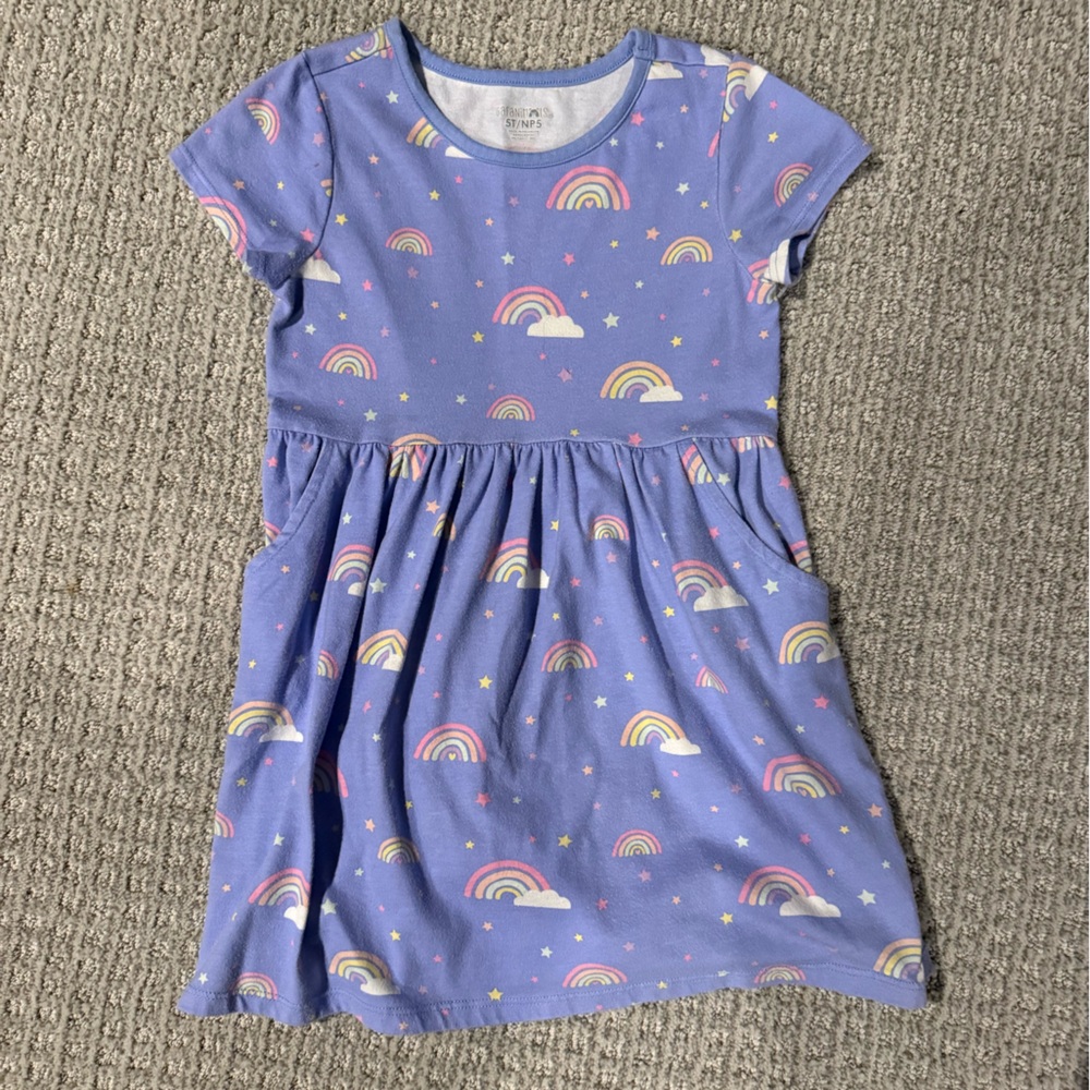 Set of Four toddler dresses with Fun Prints - Picture 4 of 5